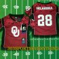 ADRIAN PETERSON OKLAHOMA Jersey Toddler Jersey #28 Toddler Football Jersey 2T, 3T, or 4T