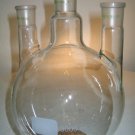 FLASK, ROUND BOTTOM, THREE NECKS