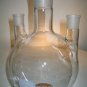 FLASK, ROUND BOTTOM, THREE NECKS
