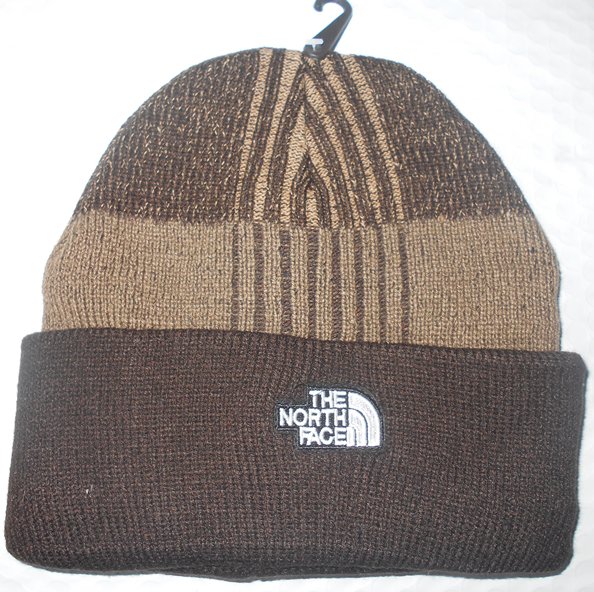 North Face Men's winter Hat brown design brand new