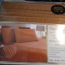 Elegant Comfort 1500 thread ct Egyptian cotton 4 pcs set - Queen - brown