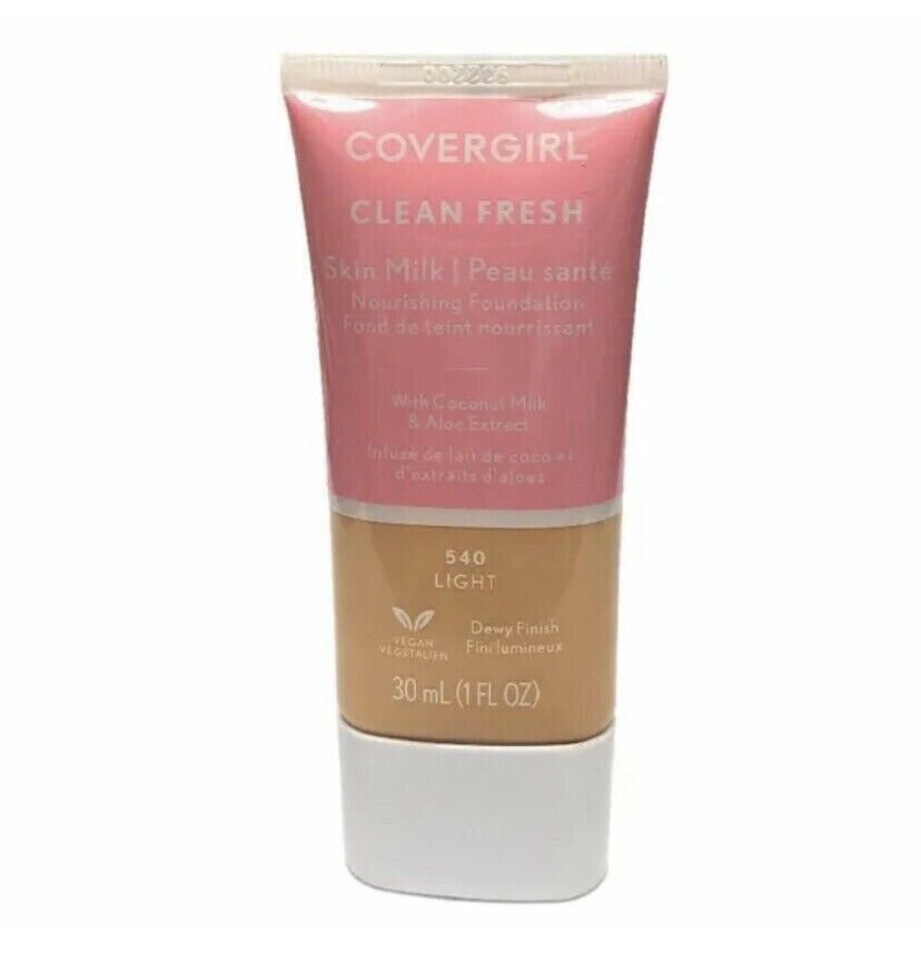 CoverGirl Clean Fresh Skin Milk Foundation,Light 540, 1 Fl Oz