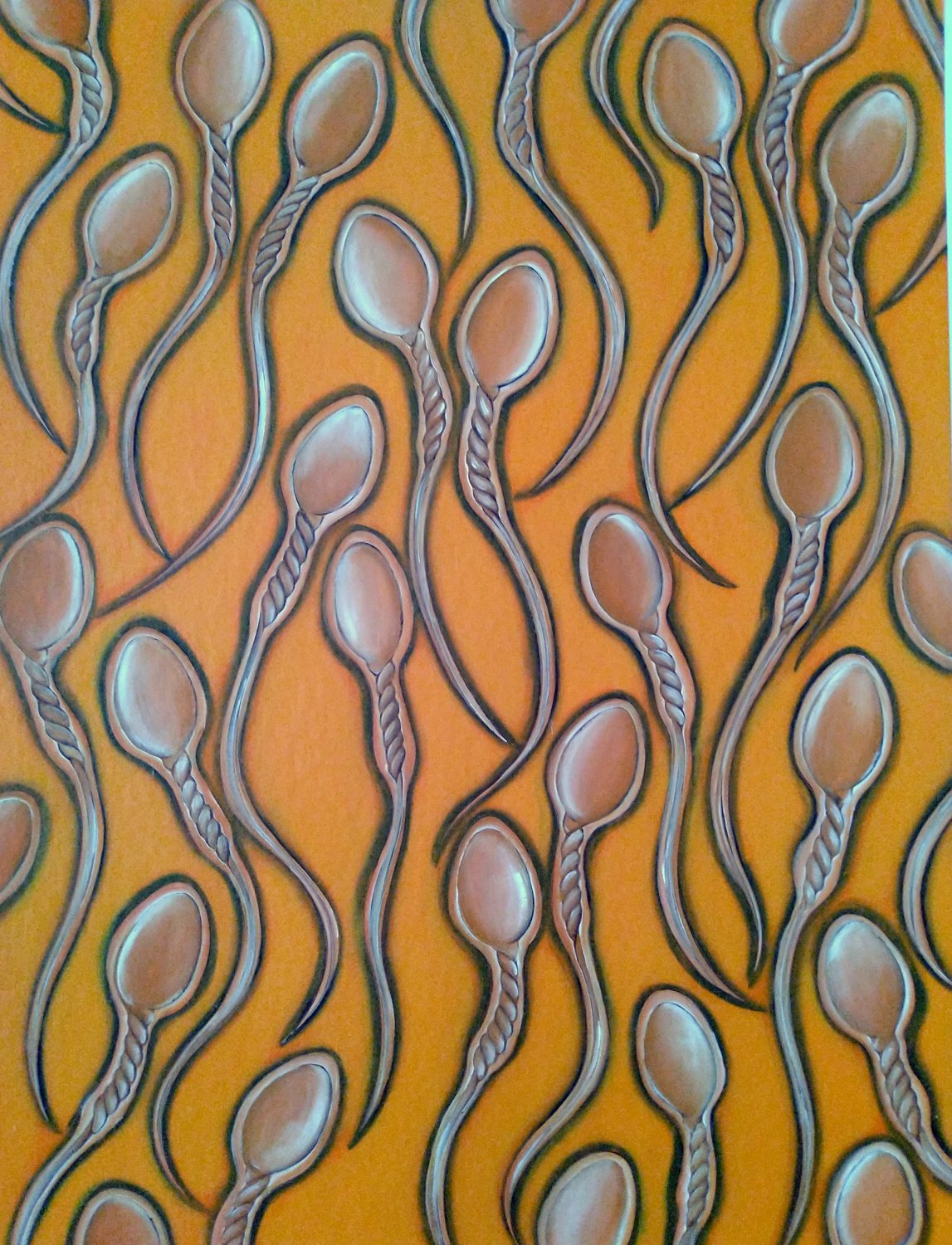 Sperms (yellow)