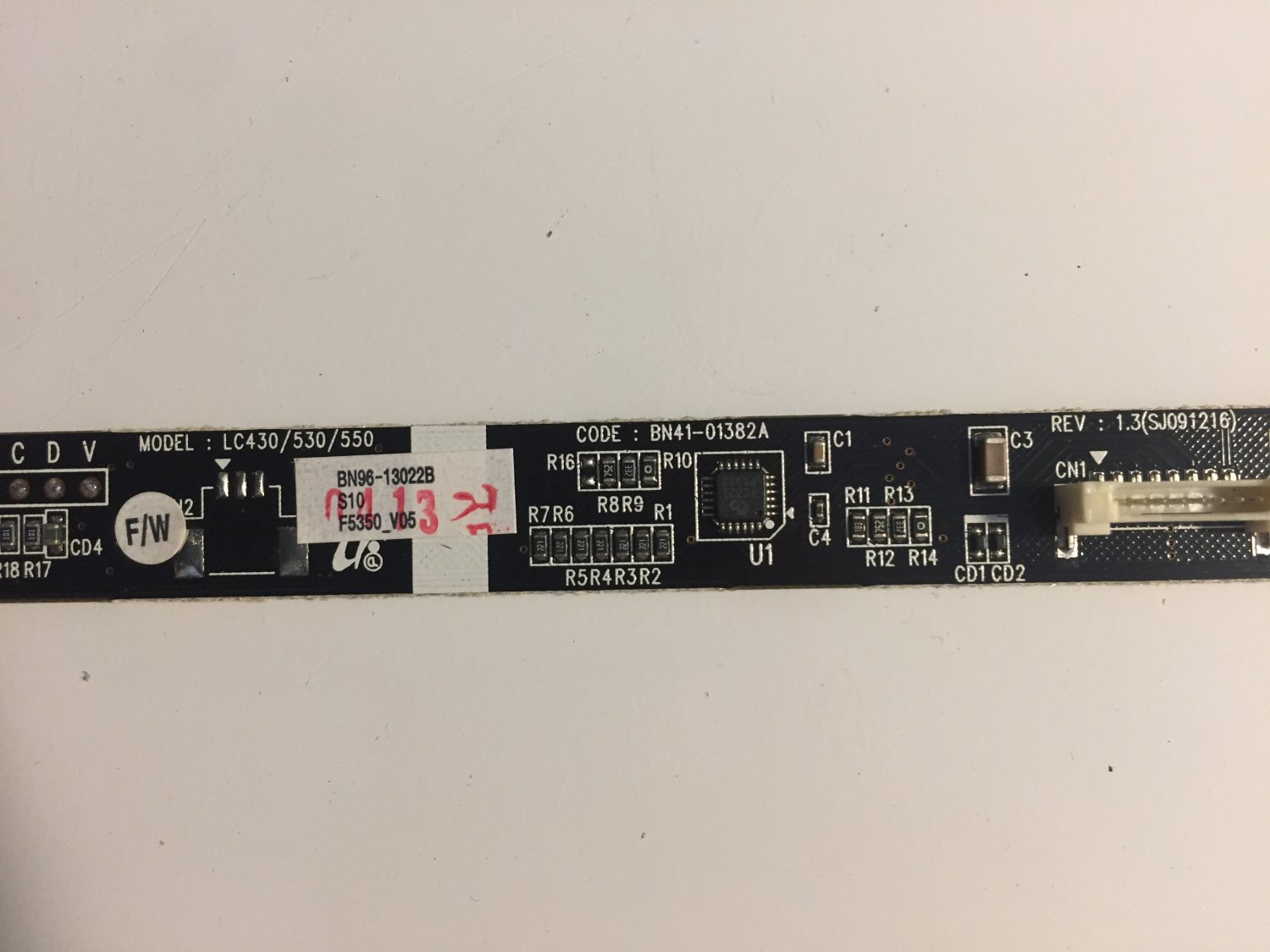 Key Controller Board BN4101382A from SAMSUNG LN40C530F1F