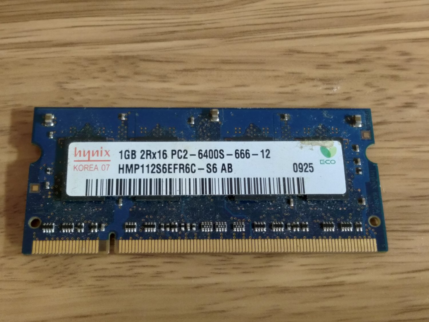 HMP112S6EFR6C-S6-AB - Hynix 1GB DDR2-800MHz PC2-6400 200Pin SoDimm Memory Module