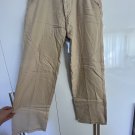 Ittierre GF Ferre  khaki pants with red stitches beige size 40 / 54