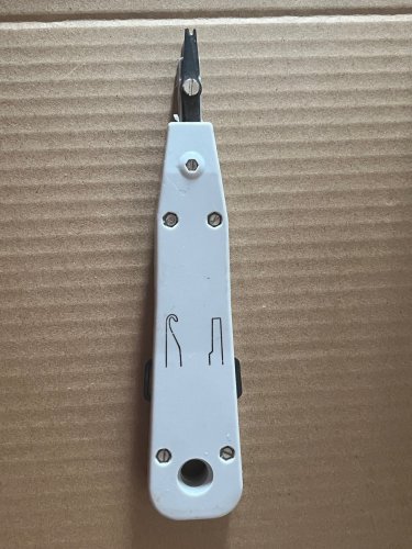 Impact Punch Down Tool for inserting wires into sockets