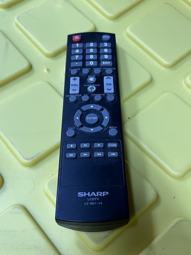 ORIGINAL SHARP LC-RC1-14 TV Remote Control LC-32LB150U LC-42LB261U LC-50LB261U LC-32LB261U