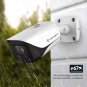 Amcrest 4K Analog Security Camera, Bullet 4K (8MP) 98ft Night Vision, 125° Angle, Mic, White