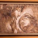 W Harris Oil Painting On Canvas Grecian Mother With Child Neoclassical