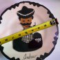 Vintage Handmade Mom & Dad 9.5" Wall Decorative Plates 1950&acirc;��s
