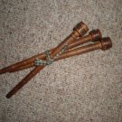 Vintage Textile Bobbins (set of three)