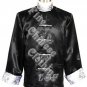Men's Mandarin Jacket - Silver Color Folded Sleeves