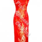 Chinese Long Dress - Dancing Dragon & Phoenix Couple