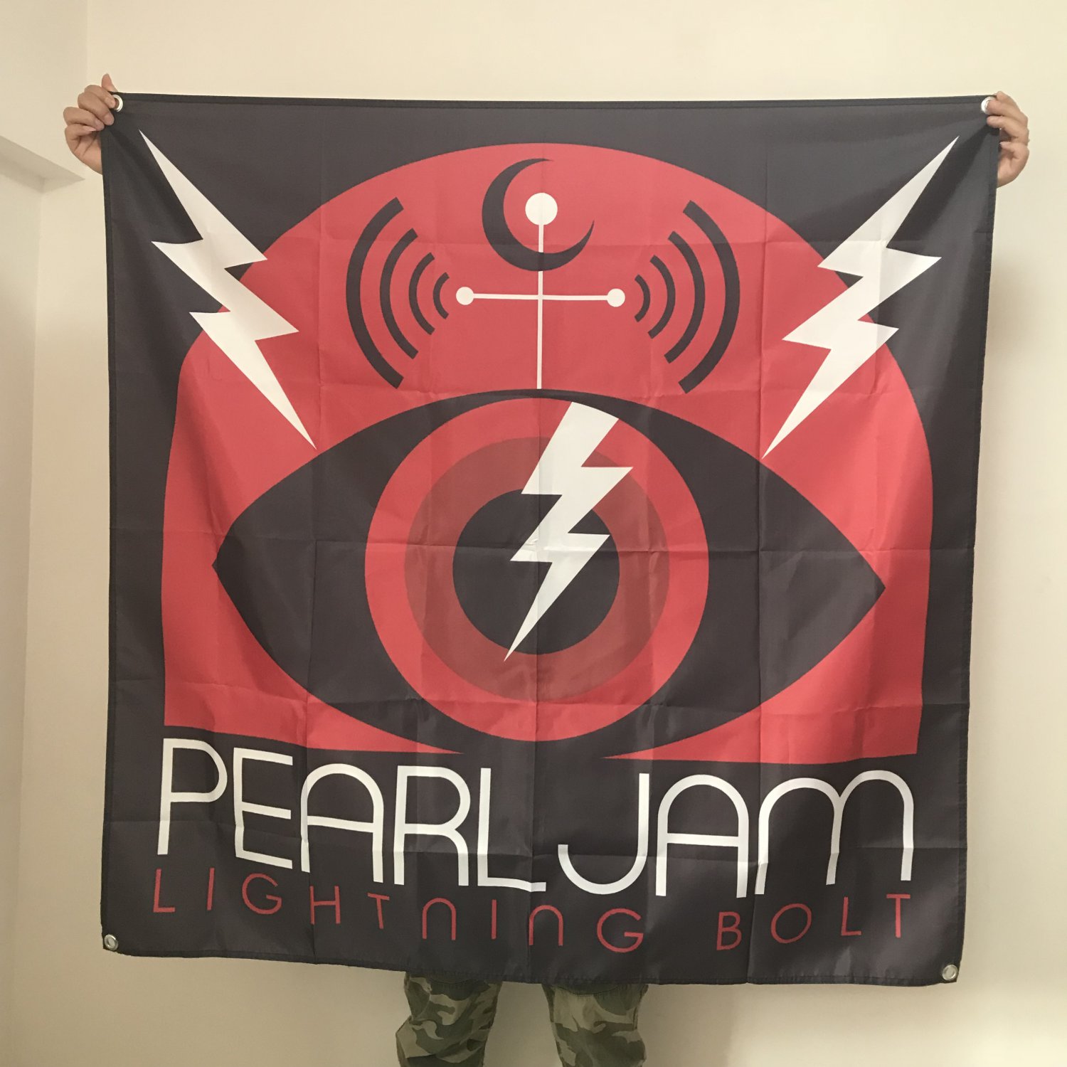 Pearl Jam Polyester Flag Outdoor Indoor Banner 