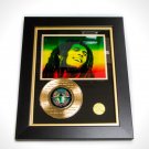 Rare-T Exclusive Limited Edition Gold 45 'Bob Marley - On Jamaican Flag W/ Get Up, Stand Up Lyrics'