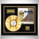 Metallica 'One' Limited Signature Edition Gold Lp Custom Frame