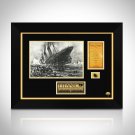 Titanic Coal- Hand-Signed Titanic Coal Specimen by CEO Of RMS Titanic Inc Custom Frame