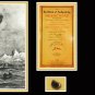 Titanic Coal- Hand-Signed Titanic Coal Specimen by CEO Of RMS Titanic Inc Custom Frame