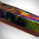 Aura Quartz Crystal, Titanium Bismuth Silicon Points Custom Museum Display
