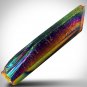 Aura Quartz Crystal, Titanium Bismuth Silicon Points Custom Museum Display