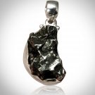 Meteorite - Authentic Campo Del Cielo Meteorite, Handcrafted in a Pure Silver Pendant.