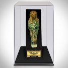 Ushabti - Faience Glazed Scarab Chest Ushabti Tomb Statue From 554-332 BC Custom Museum Display