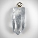 Quartz Crystal & Silver Pendant - Vintage Quartz Crystal & Silver Pendant