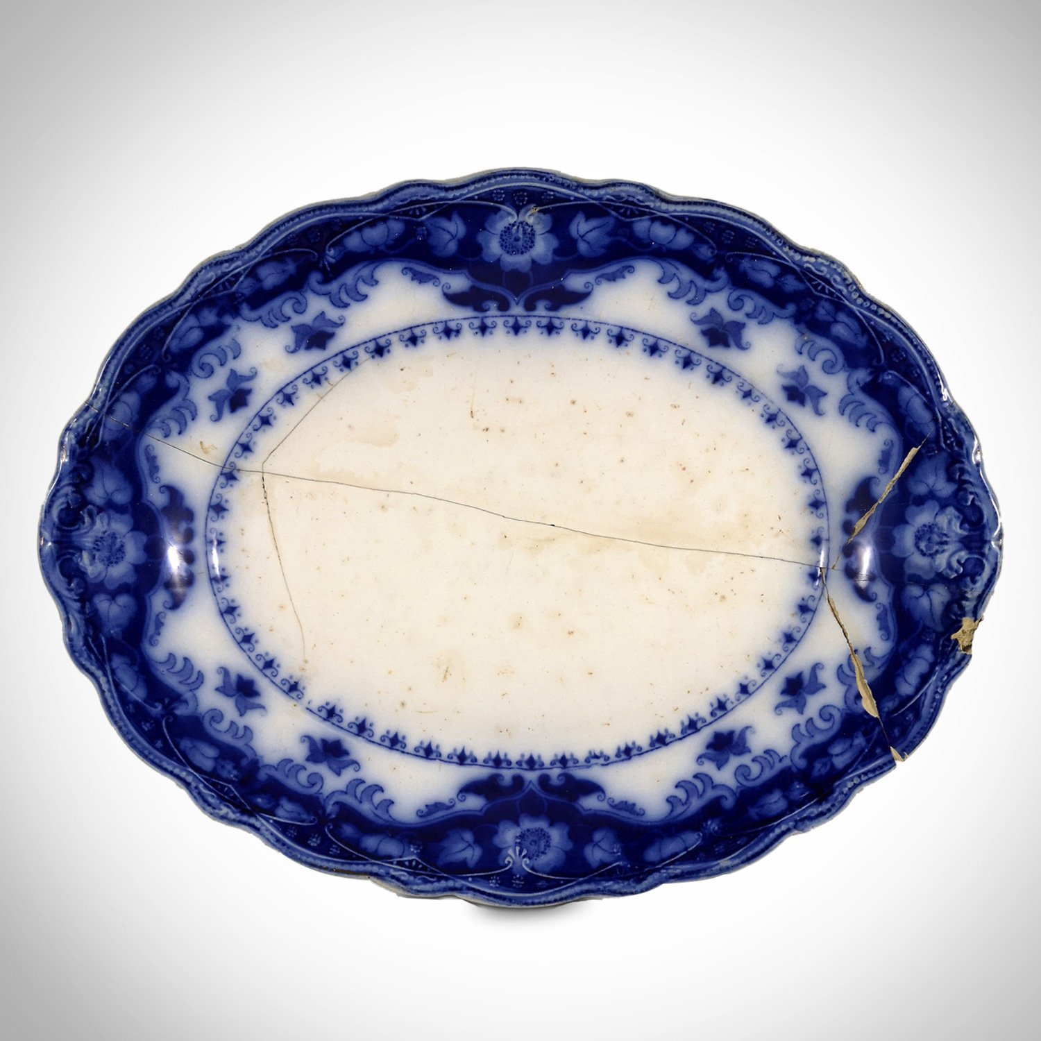 Victorian Era Ghost Town Platter