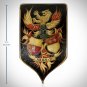 Heraldic Shield- Custom Hand-Painted Rare-T Heraldic Shield by Artist Grendel