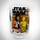 Star Wars- 'New Hope' Drinking Glass Featuring Luke, leia, Han Solo, Yoda, Chewbacca, R2-D2 and C-3P