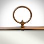Brass Mirror- Vintage Solid Brass Bar-Back Mirror