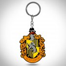Harry Potter 'House of Hufflepuff Crest'  XL 2 Sided Collectible Rubber Keychain