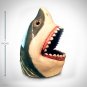 Jaws- Hand-Painted Glazed Great White Shark Ceramic Statue Signed by Canadian Artist Mr Bond