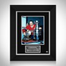 Jean Beliveau- Hand-Signed Photo Conn Smythe & Stanley Cup Trophies By Jean Beliveau Custom Frame