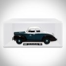Nypd 1940 Ford Coupe 1/18 Die Cast Car Custom Display