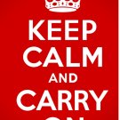 'Keep Calm Carry On' Banner