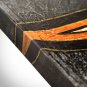 Harley-Davidson Original Custom Table & 4 Metal Stools Hand-Painted by Artist Grendel