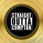 N.W.A. - 'Straight Outta Compton' Hand-Signed Gold LP by Group Members Custom Frame