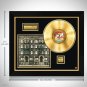Led Zeppelin 'Physical Graffiti' Hand-Signed 24K Gold Plated Lp Custom Frame