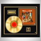 Aerosmith 'Toys in the Attic' Hand-Signed 24K Gold Plated LP by Band Members Custom Frame