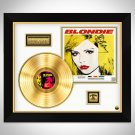 Blondie- 'Greatest Hits' Hand-Signed 24K Gold Plated LP by Debbie Harry Custom Frame