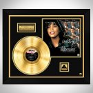 The Bodyguard Soundtrack Hand-Signed 24K Gold Plated LP by Whitney Houston & Kevin Costner Custom Fr