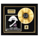 Lady Gaga The Fame Monster Hand-Signed 24K Gold Plated LP by Lady Gaga Custom Frame
