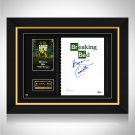 Breaking Bad - Beckett Certified Hand-Signed Pilot Script by Bryan Cranston Custom Frame