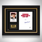 Ferris Bueller's Day Off- Beckett Certified Hand-Signed Script by Matthew Broderick Custom Frame