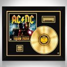 AC/DC Iron Man 2 Soundtrack Limited Signature Edition Studio Licensed Gold LP Custom Frame