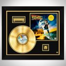 Back to the Future Movie Soundtrack Limited Signature Edition Studio Licensed Gold LP Custom Frame