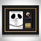 The Nightmare Before Christmas Limited Signature Edition Studio Licensed Script Custom Frame