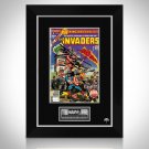 Marvel- King-Size Annual Invaders Hand-Signed Comic Book By Stan Lee Custom Frame